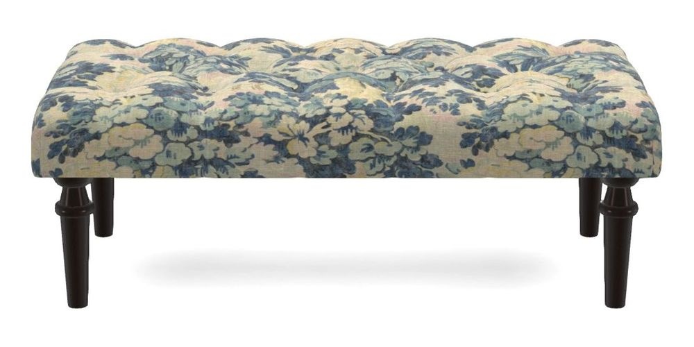 Small Buttoned Footstool