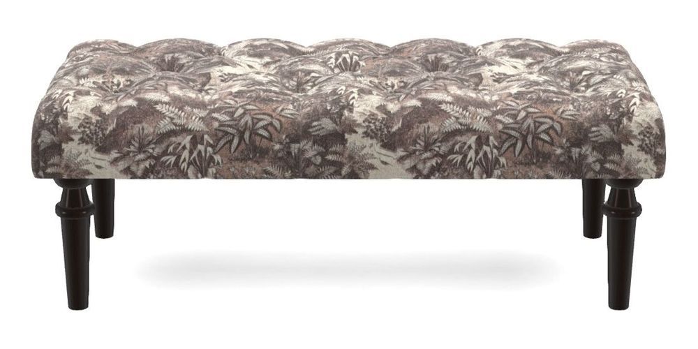 Small Buttoned Footstool