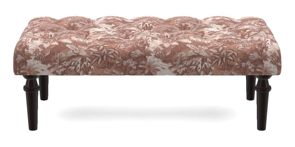 Small Buttoned Footstool