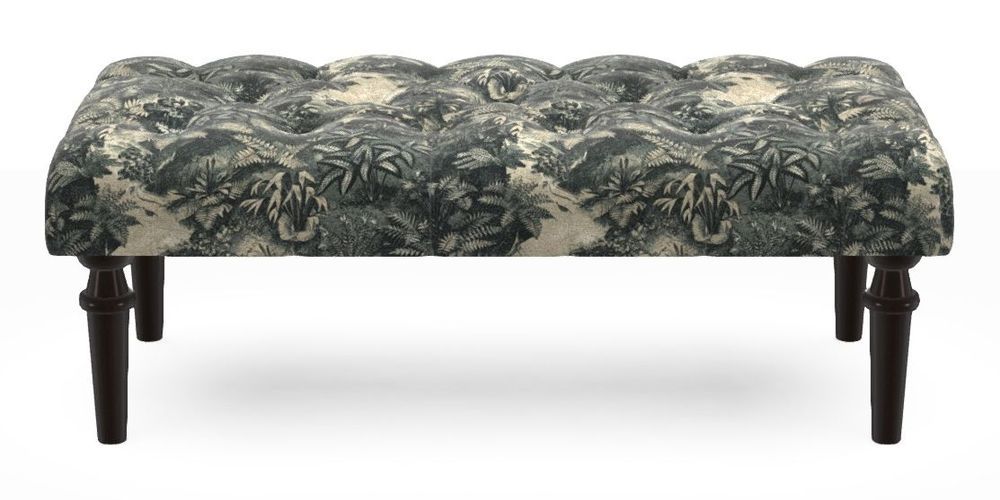 Small Buttoned Footstool