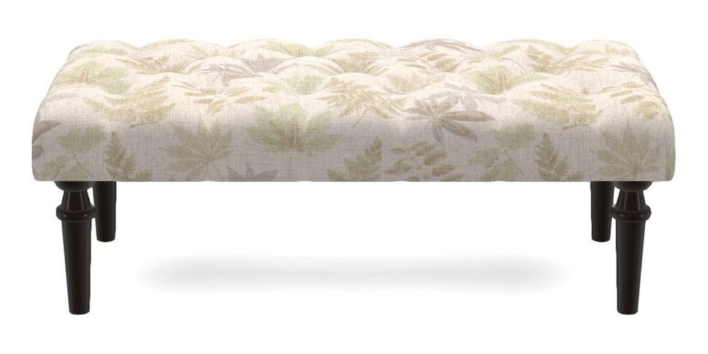 Small Buttoned Footstool