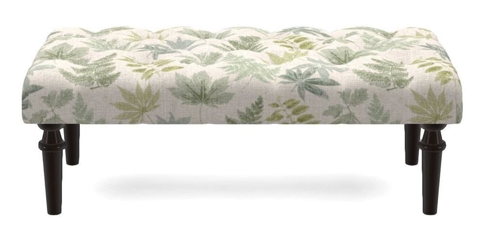 Small Buttoned Footstool