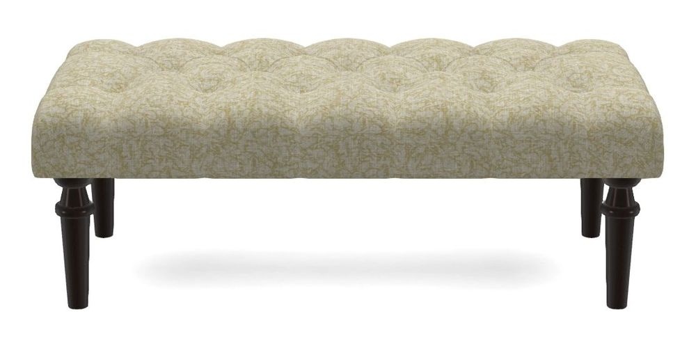 Small Buttoned Footstool