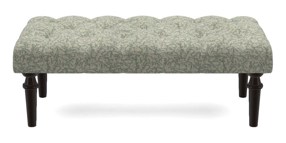 Small Buttoned Footstool