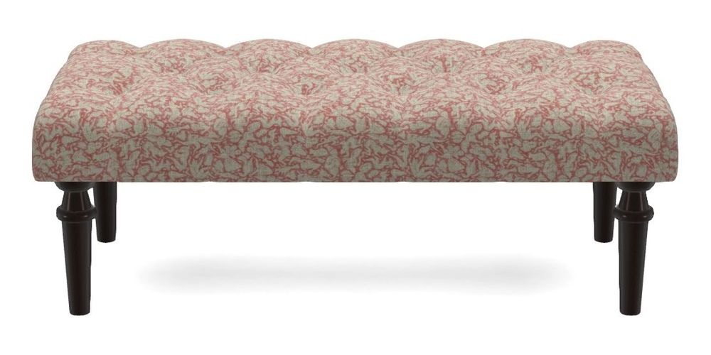 Small Buttoned Footstool