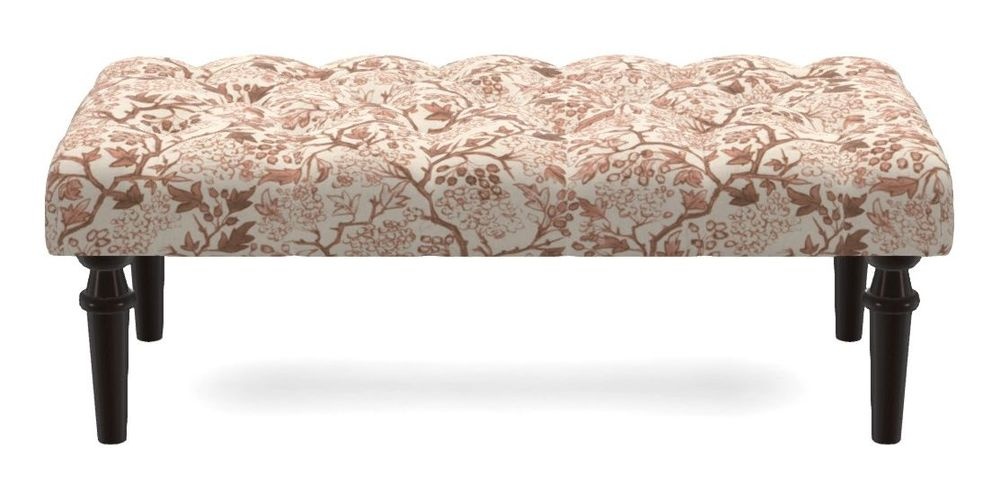 Small Buttoned Footstool