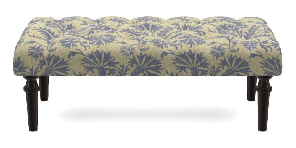 Small Buttoned Footstool