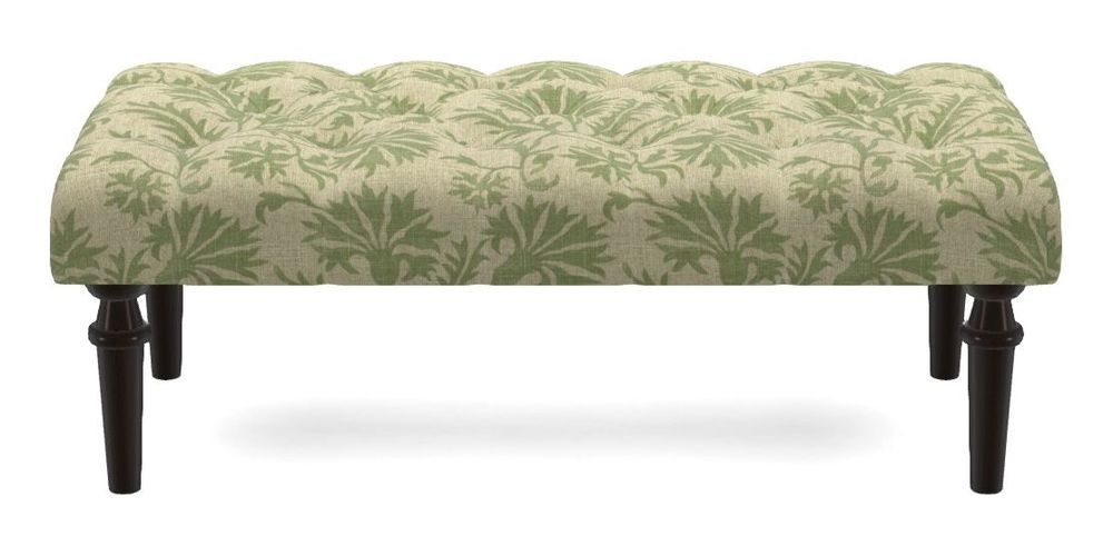 Small Buttoned Footstool