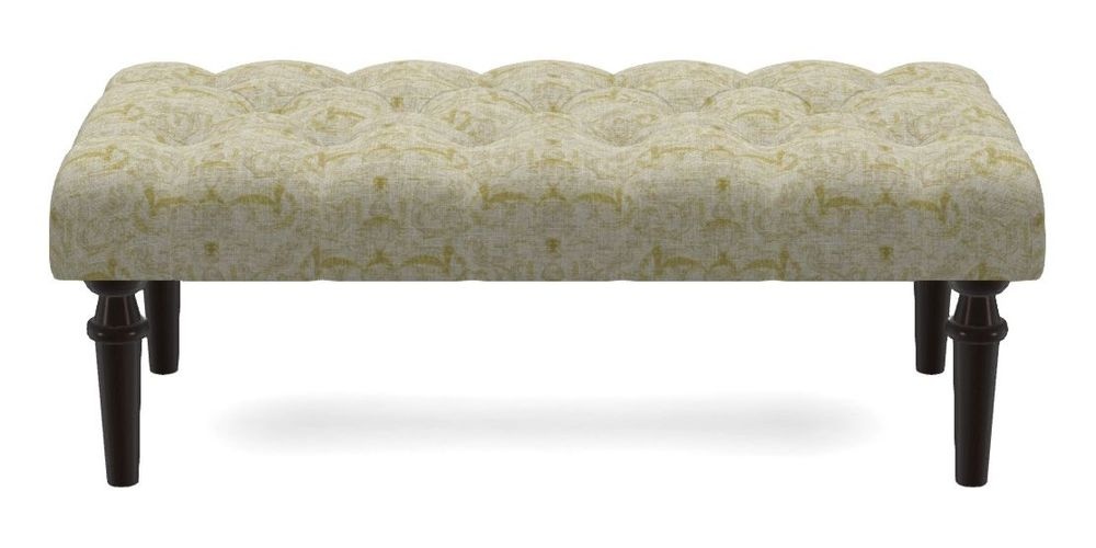 Small Buttoned Footstool