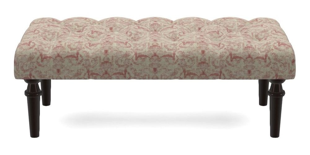 Small Buttoned Footstool