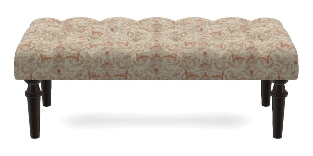 Small Buttoned Footstool