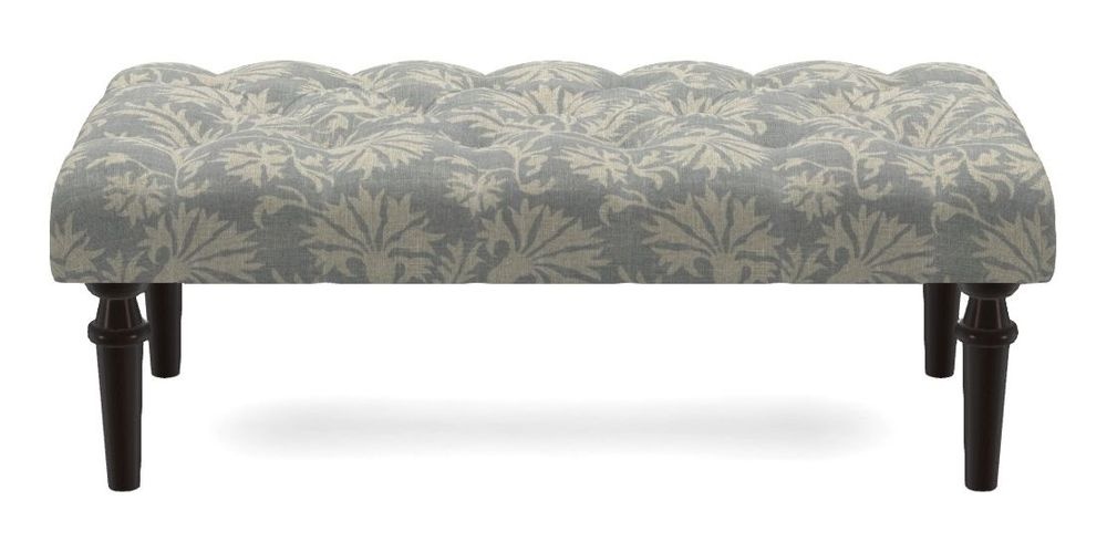 Small Buttoned Footstool