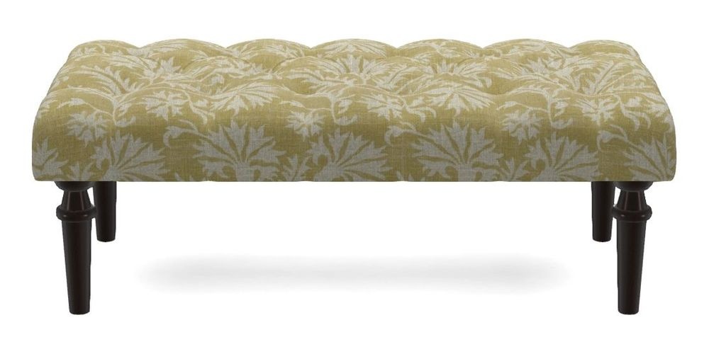 Small Buttoned Footstool