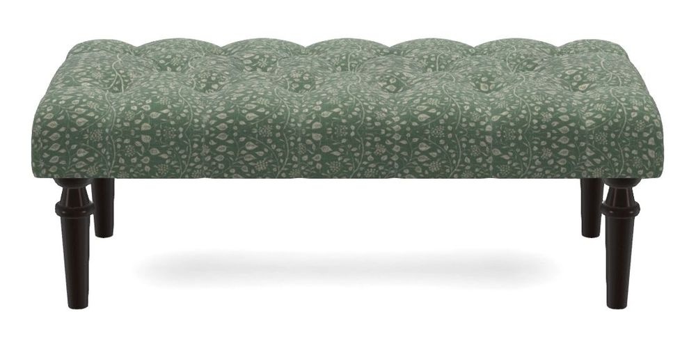 Small Buttoned Footstool