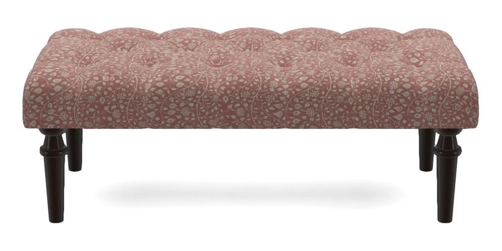 Small Buttoned Footstool