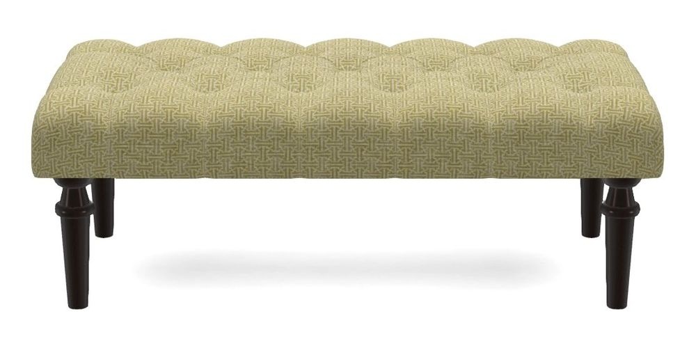 Small Buttoned Footstool