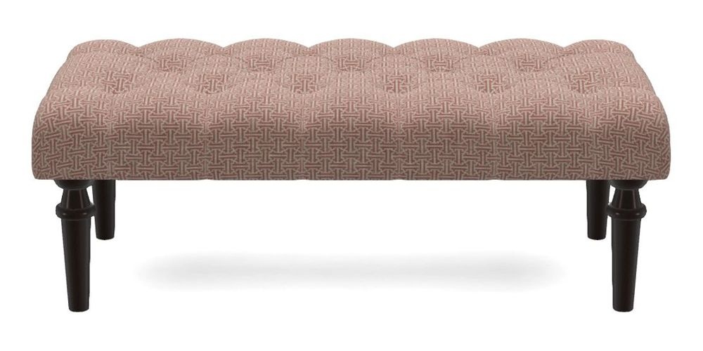 Small Buttoned Footstool