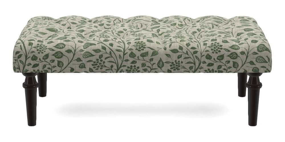 Small Buttoned Footstool