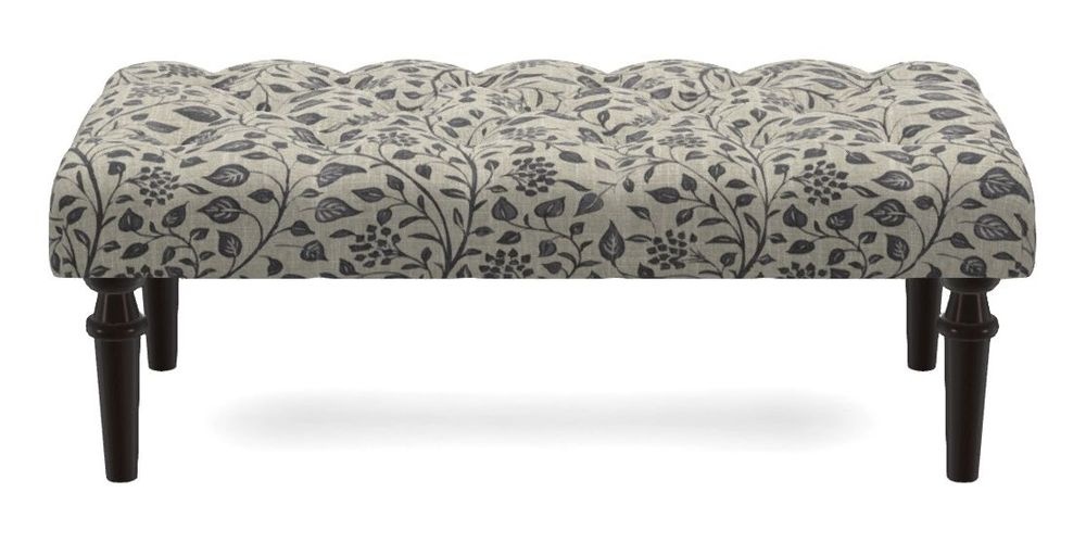 Small Buttoned Footstool