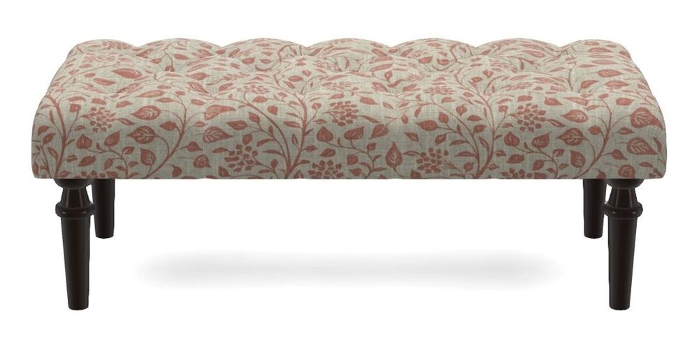 Small Buttoned Footstool