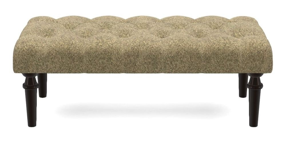 Small Buttoned Footstool