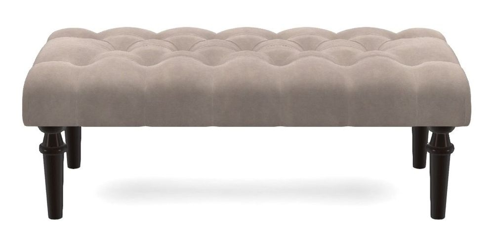 Small Buttoned Footstool