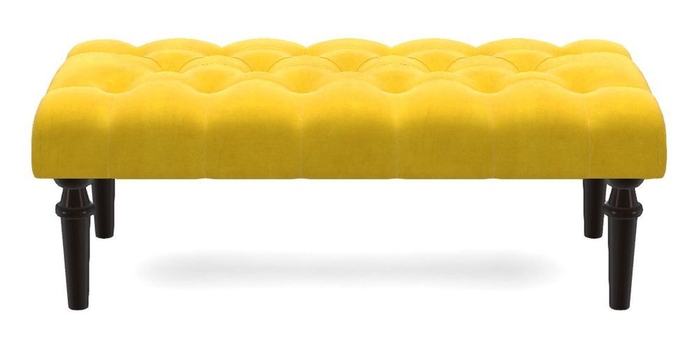 Small Buttoned Footstool