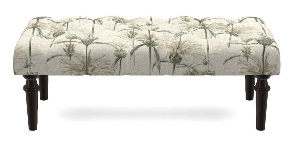 Small Buttoned Footstool