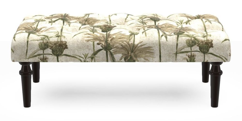 Small Buttoned Footstool