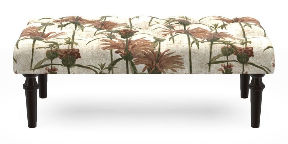 Small Buttoned Footstool