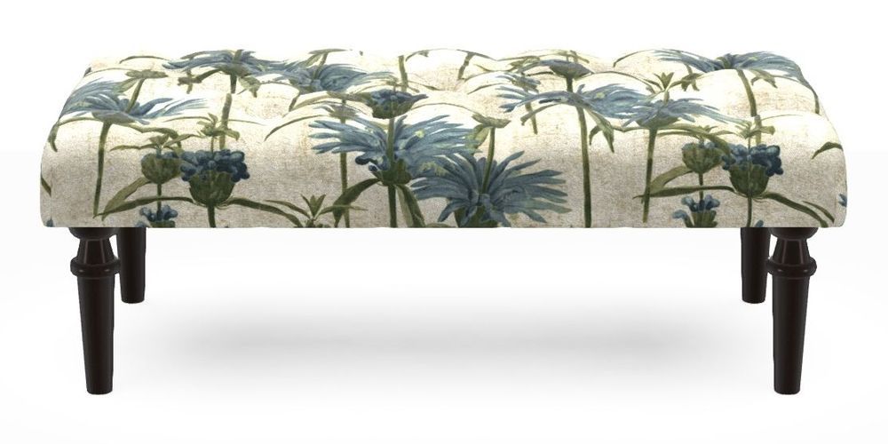 Small Buttoned Footstool