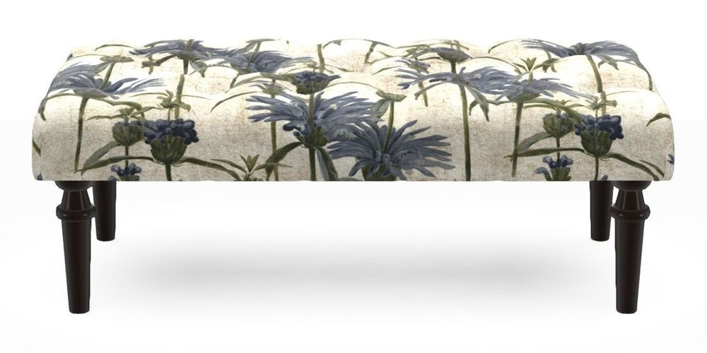 Small Buttoned Footstool