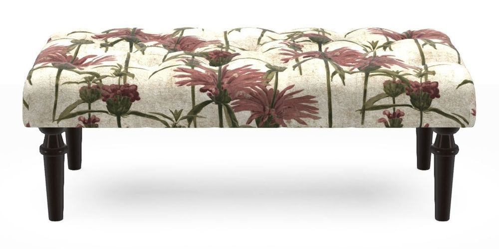 Small Buttoned Footstool