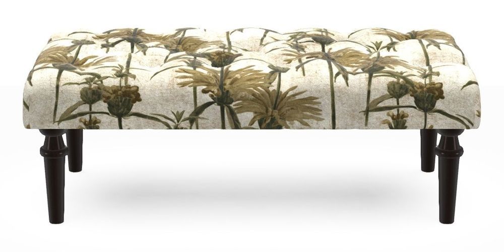 Small Buttoned Footstool