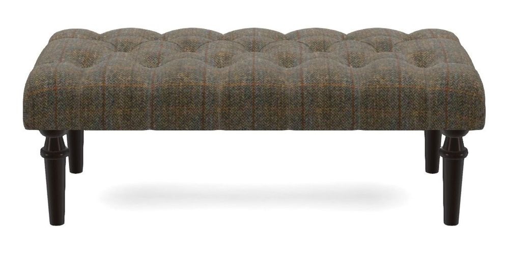 Small Buttoned Footstool