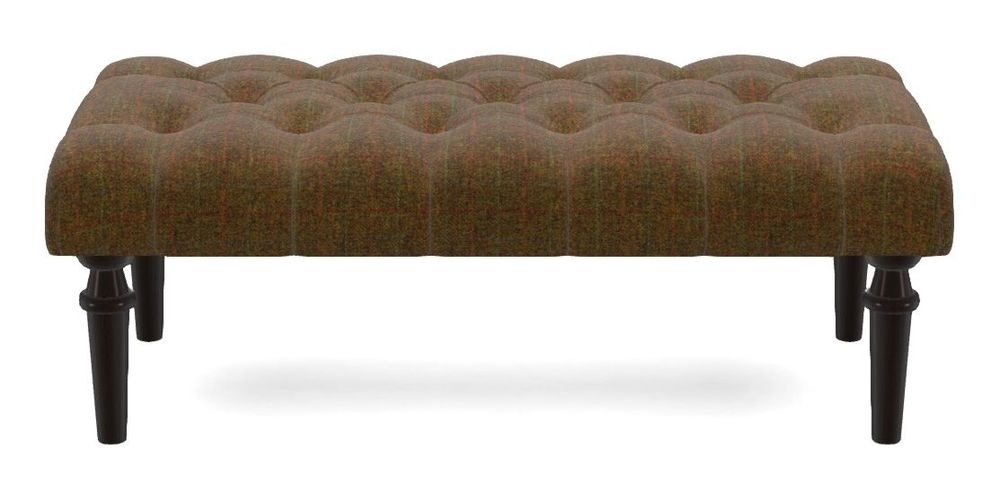 Small Buttoned Footstool