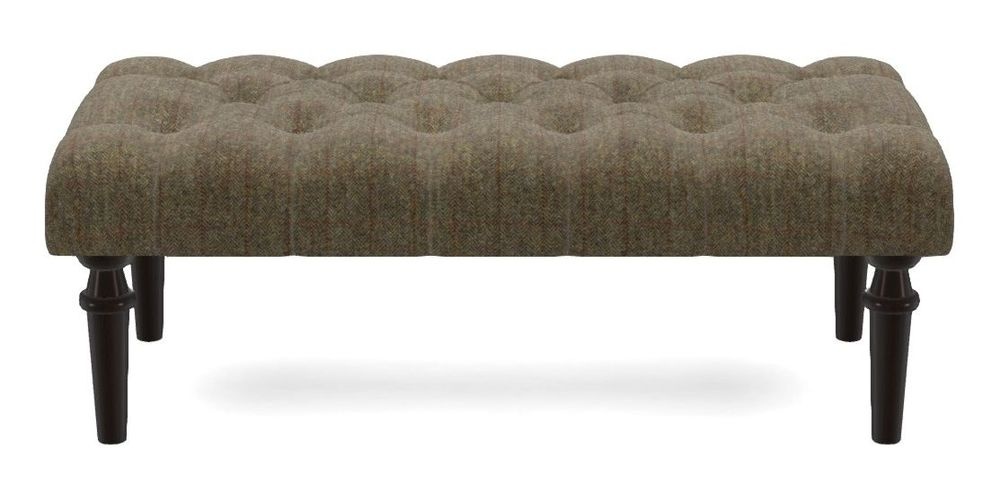 Small Buttoned Footstool