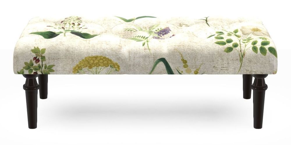 Small Buttoned Footstool