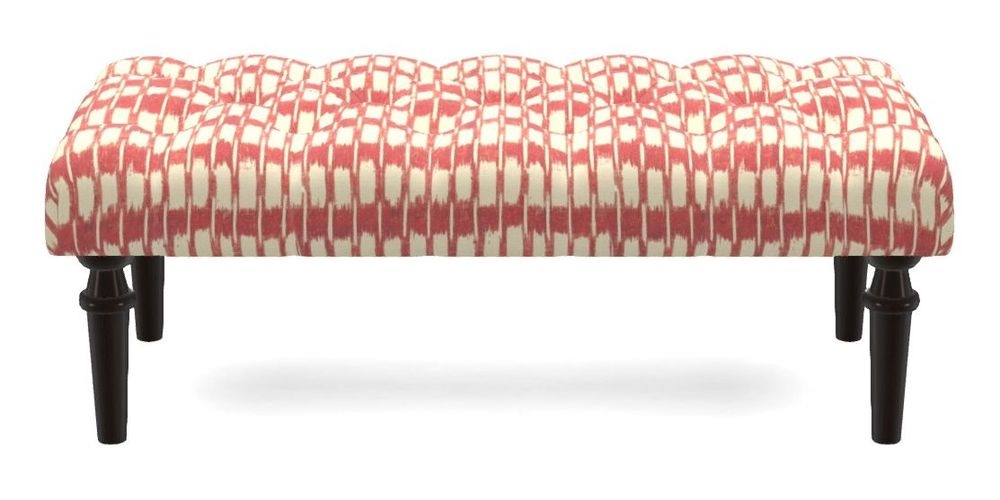 Small Buttoned Footstool