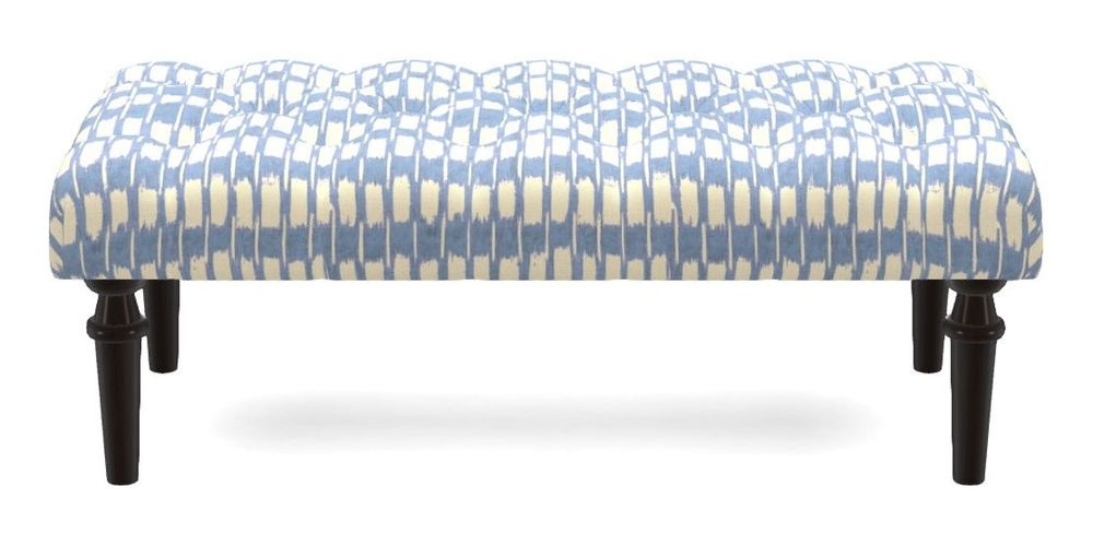 Small Buttoned Footstool