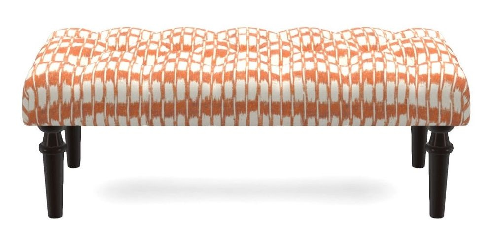 Small Buttoned Footstool