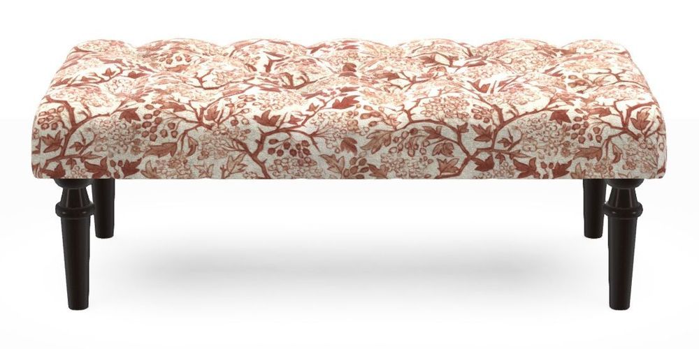 Small Buttoned Footstool