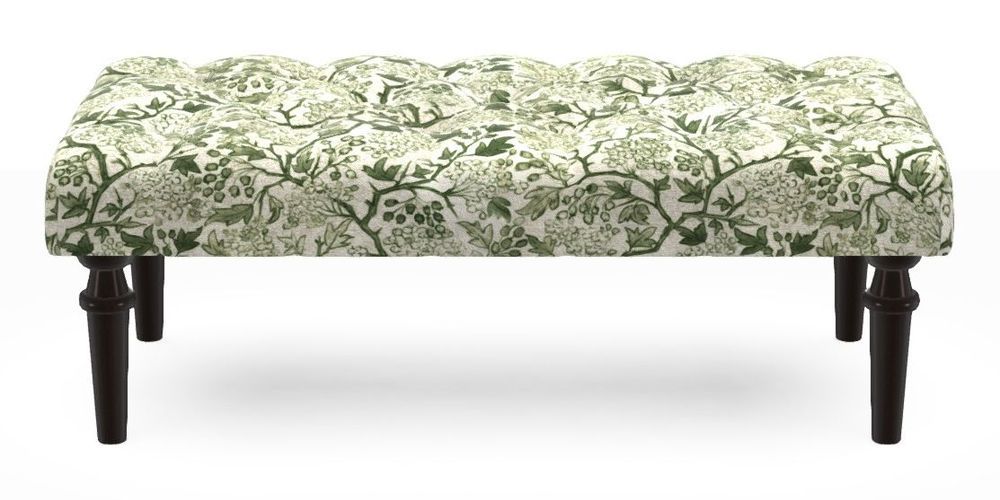 Small Buttoned Footstool