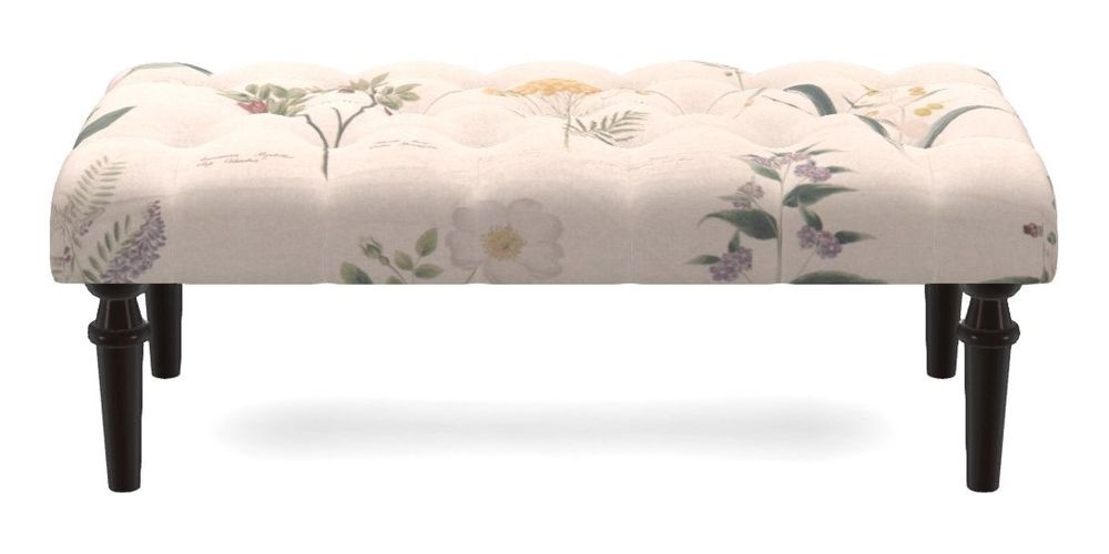 Small Buttoned Footstool