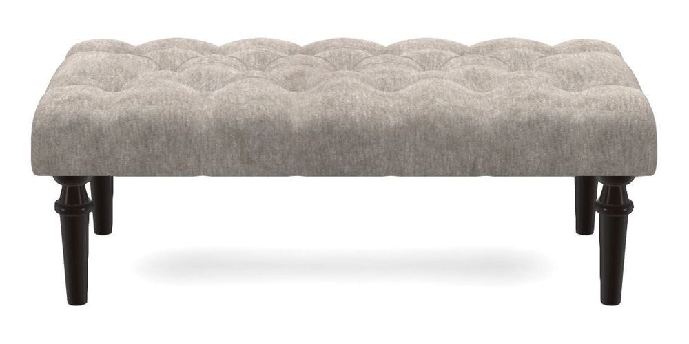 Small Buttoned Footstool