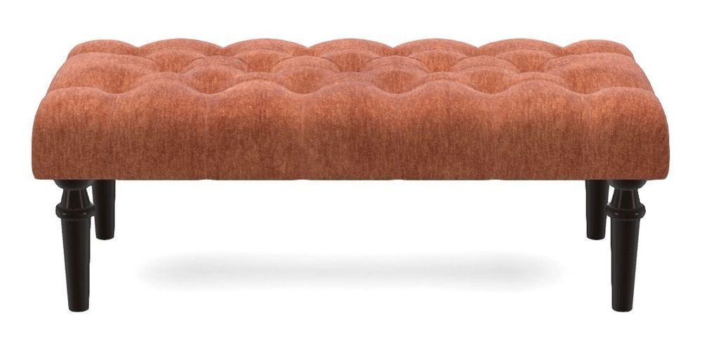 Small Buttoned Footstool