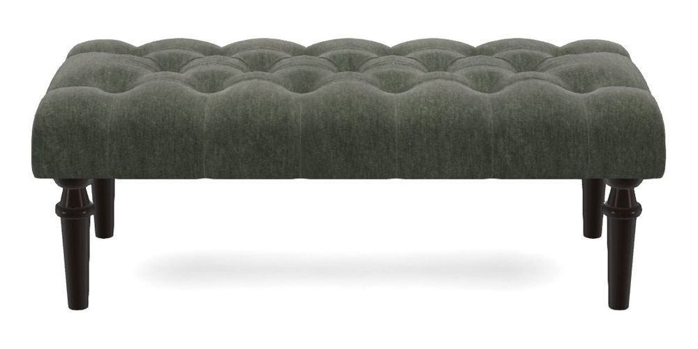 Small Buttoned Footstool