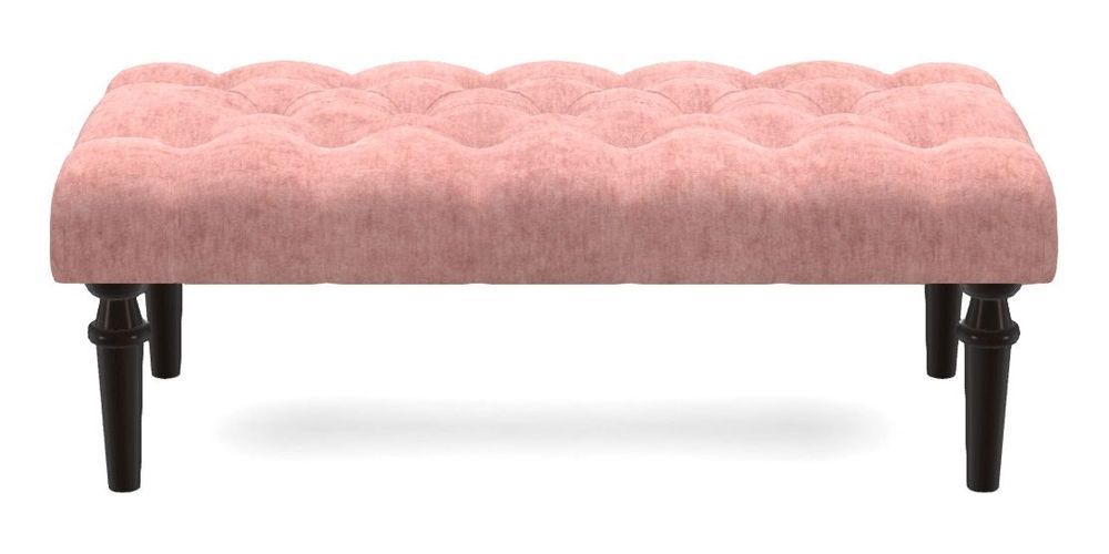 Small Buttoned Footstool