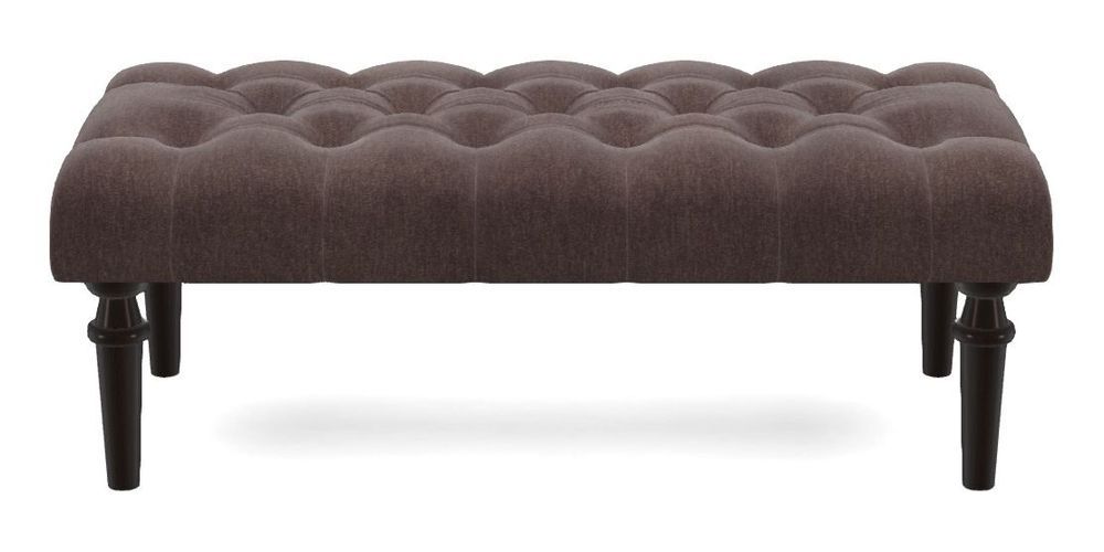 Small Buttoned Footstool