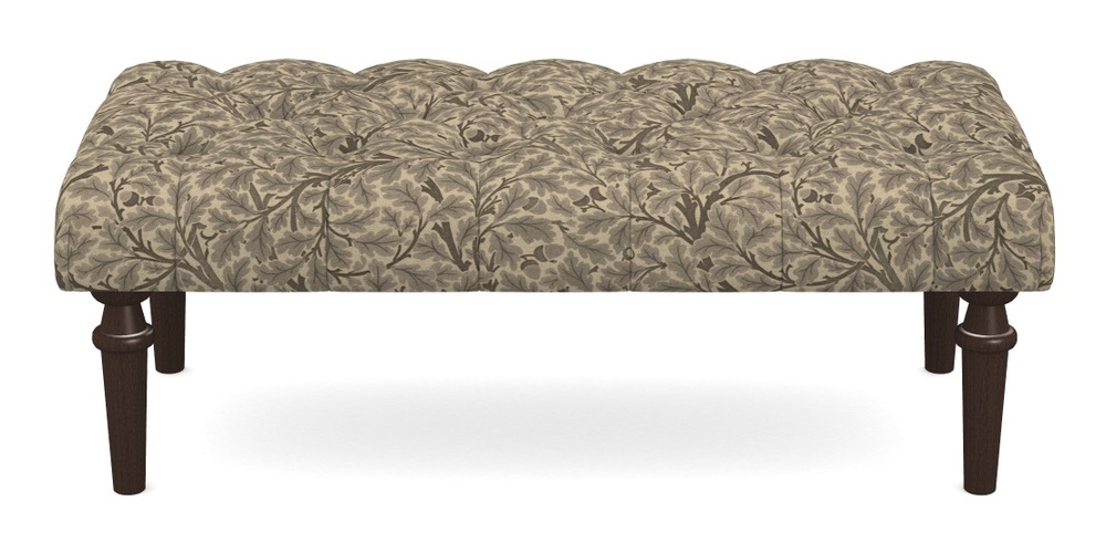 Product photograph of Pentlow Footstool Large Footstool In V A Drawn From Nature Collection - Oak Tree - Brown from Sofas and Stuff Limited